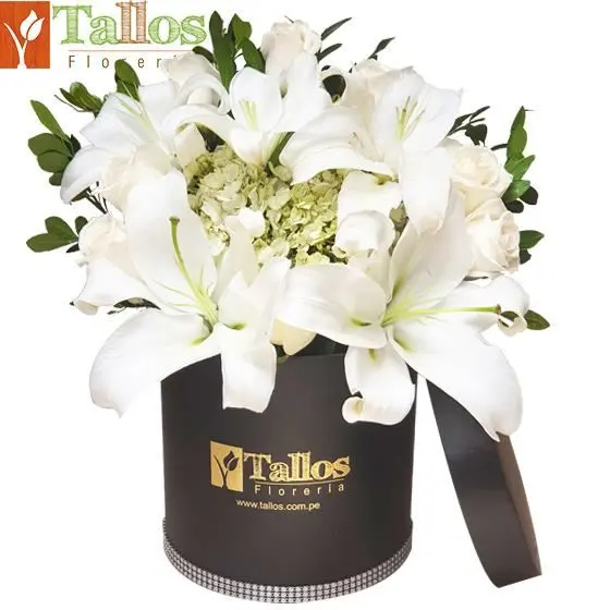 box recuerdo con flores para regalo especial delivery de flores en Lima