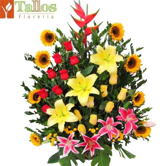 mix 7 arreglo floral de alta calidad para regalo especial delivery de flores en Lima