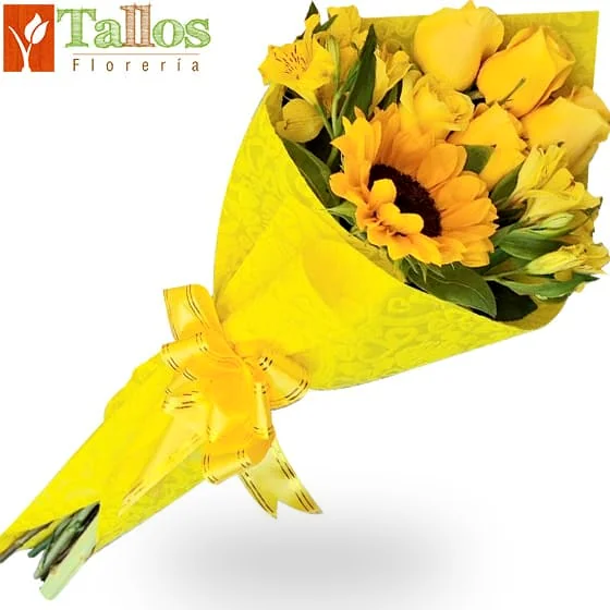 ramo de flores amarillas para regalo especial delivery de flores en Lima