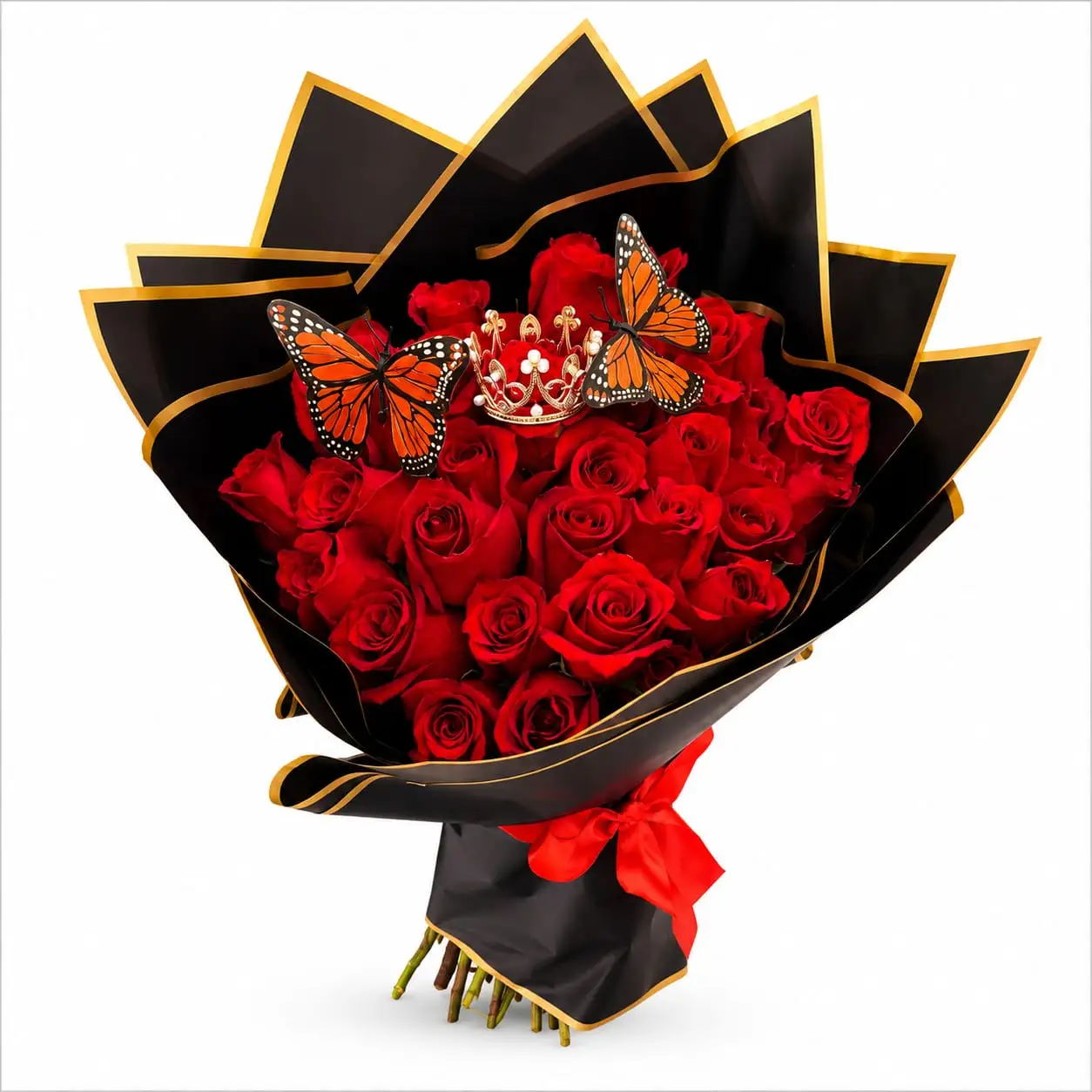 ramo buchón de rosas para regalar en cumpleaños aniversario o sorpresa especial con delivery de flores en Lima