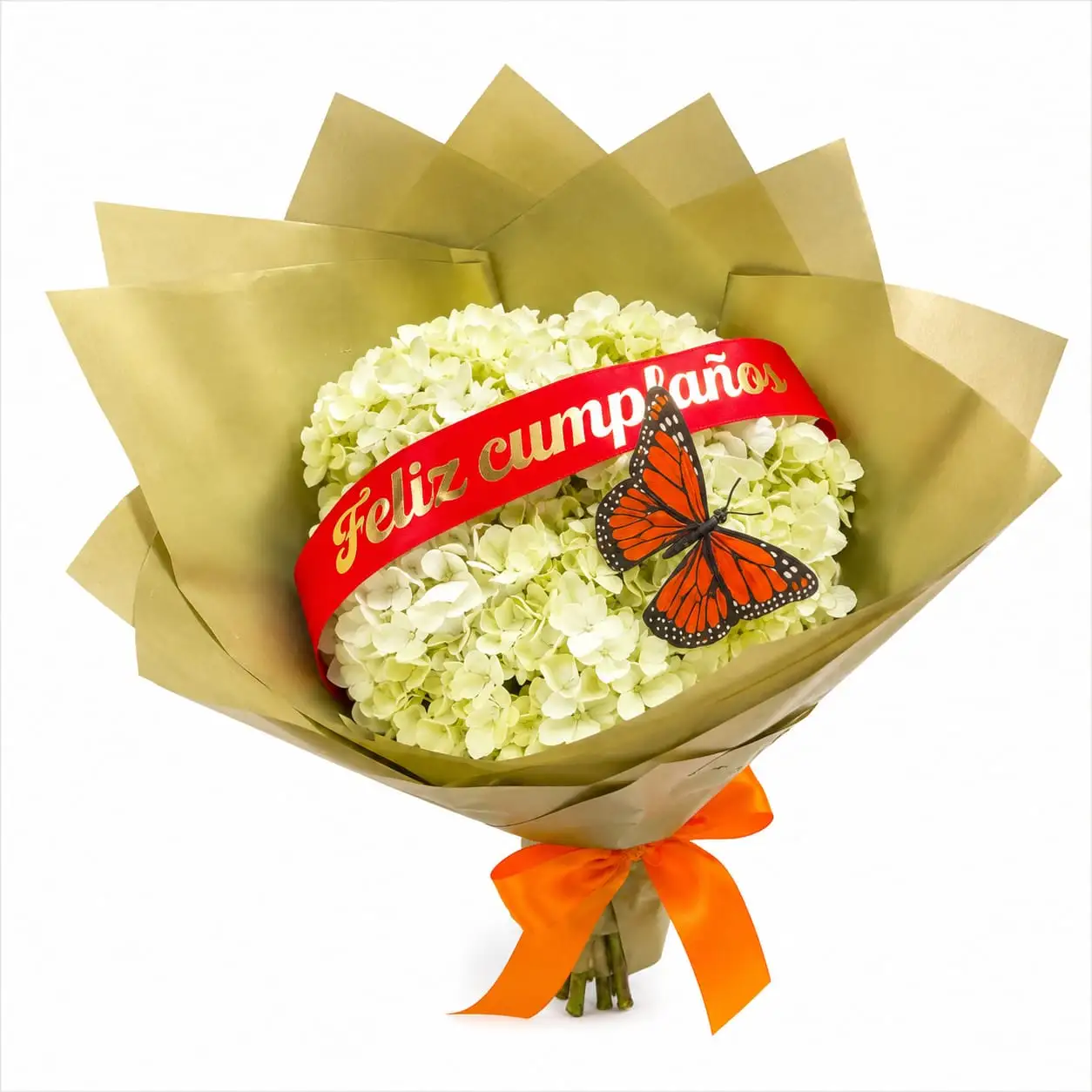 ramo de hortensias para cumpleaños para regalar arreglo floral elegante con delivery de flores en Lima